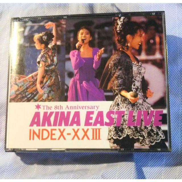 中森明菜『AKINA EAST LIVE 』CD　45L2-126~7 エンタメ/ホビーのCD(ポップス/ロック(邦楽))の商品写真