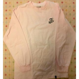 ハフ(HUF)のHUF LIVE WIRE L/S TEE PINK(Tシャツ/カットソー(七分/長袖))