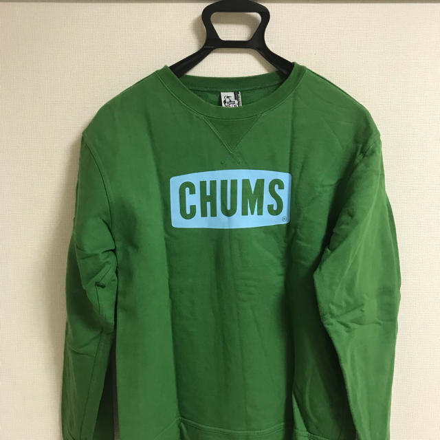 CHUMS(チャムス)のCHUMS スウェットCHUMSロゴ グリーン メンズのトップス(スウェット)の商品写真