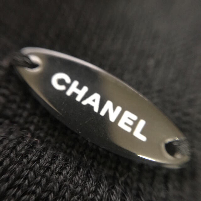 CHANEL シャネル　おリボンブラックトップス