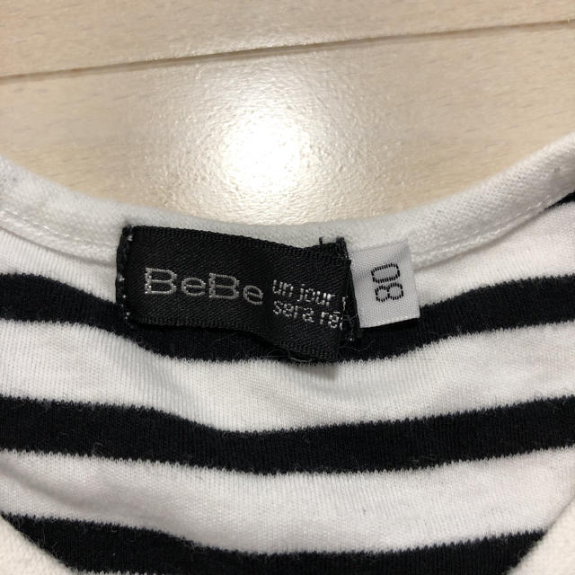 BeBe(ベベ)のBeBe ボーダートップス 80㎝ キッズ/ベビー/マタニティのベビー服(~85cm)(Ｔシャツ)の商品写真