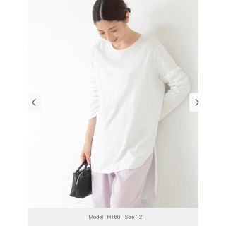 ビームス(BEAMS)のaton ラウンドヘムロングＴシャツ(Tシャツ(長袖/七分))