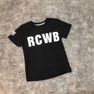 ロデオクラウンズワイドボウル(RODEO CROWNS WIDE BOWL)のRCWBロデオクラウンズ ワイルドボウル ロゴTシャツ ブラック S(Tシャツ/カットソー)