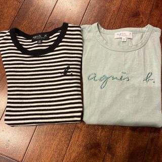 アニエスベー(agnes b.)のagnesb. アニエスベー　Tシャツ二枚セット(Tシャツ/カットソー)