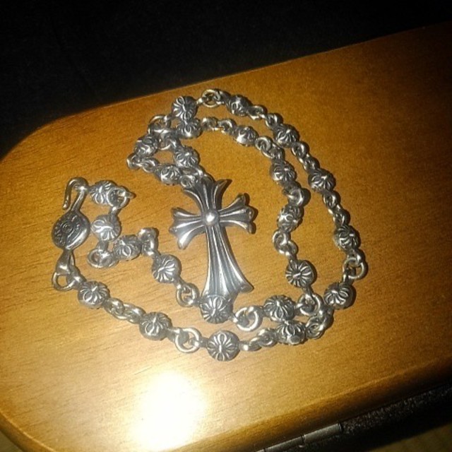 Chrome Hearts(クロムハーツ)のクロスボールネックレス メンズのアクセサリー(ネックレス)の商品写真