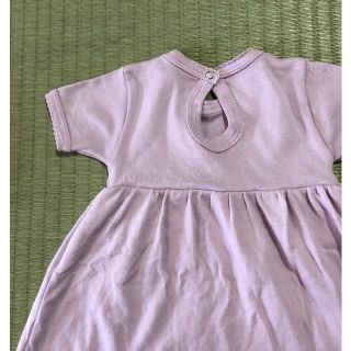 プチバトー(PETIT BATEAU)のプチバトー ★ベビー　半袖　ロンパース ワンピース　女の子 6m 67cm(ロンパース)