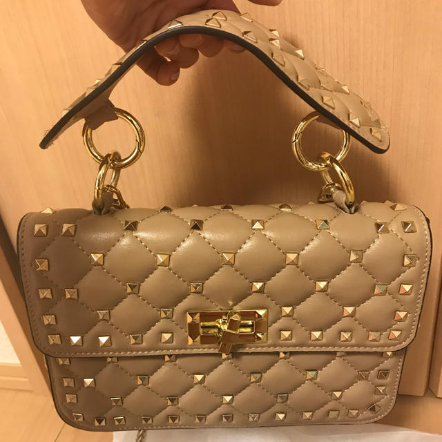 VALENTINO 風スタッズ2wayチェーンショルダーバッグ