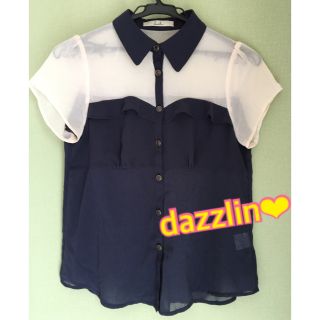 ダズリン(dazzlin)の【dazzlin】シフォンブラウス(シャツ/ブラウス(半袖/袖なし))