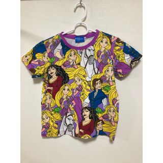 ディズニーリゾート購入 ラプンツェル総柄 Tシャツ 130cm(Tシャツ/カットソー)