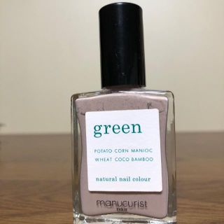 コスメキッチン(Cosme Kitchen)のgreen ナチュラル　ネイルカラー【ダヴベイジ】(マニキュア)