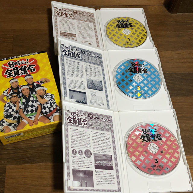 ザ・ドリフターズ結成40周年記念盤　8時だョ！全員集合　3枚組DVD-D BOX エンタメ/ホビーのDVD/ブルーレイ(お笑い/バラエティ)の商品写真