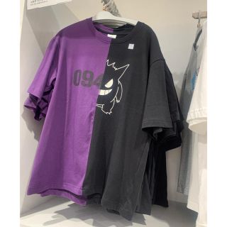 ジーユー(GU)のGU ゲンガー　Tシャツ　サイズM  ポケモン(Tシャツ/カットソー(半袖/袖なし))