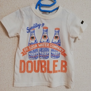 ダブルビー(DOUBLE.B)のDOUBLE.B 白Tシャツ 100(Tシャツ/カットソー)