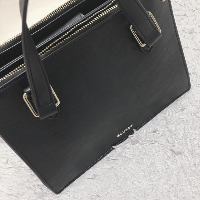 moussy(マウジー)の【kkk様専用】moussy マウジー ブラックバック レディースのバッグ(ショルダーバッグ)の商品写真