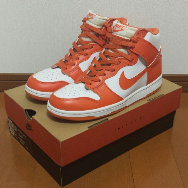 1999 NIKE DUNK HIGH LE (白×橙)US10