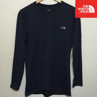 ザノースフェイス(THE NORTH FACE)のノースフェイス ロングスリーブ ドライクルー シャツ NORTH FACE 美品(Tシャツ/カットソー(七分/長袖))