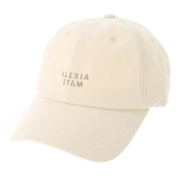 帽子新品　 ALEXIA STAM Separated Logo Cap ivory