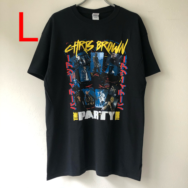 Chris Brown The Party Tour 17 Rap Tee L