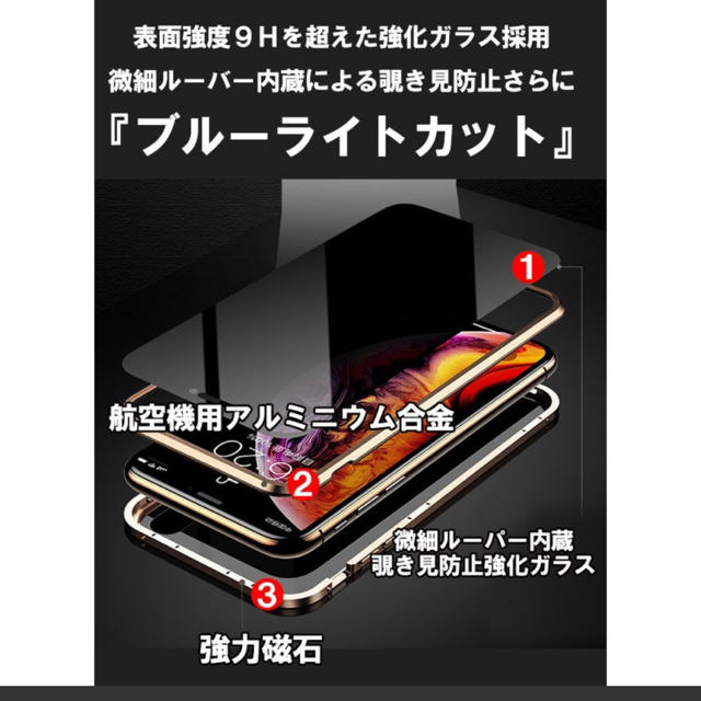 iPhone 全面ケース スマホ/家電/カメラのスマホアクセサリー(iPhoneケース)の商品写真