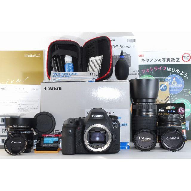 安心保証 Canon EOS 6D Mark IIトリプルレンズセット オマケ多