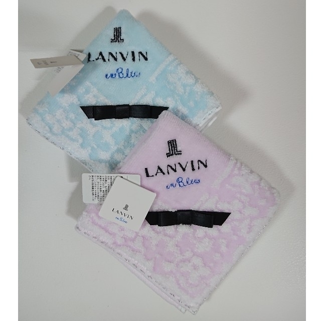 LANVIN en Bleu(ランバンオンブルー)のLANVIN en blue タオルハンカチ レディースのファッション小物(ハンカチ)の商品写真