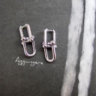 トゥデイフル(TODAYFUL)のチェーンリンクピアス　チャンキーピアス(ピアス)