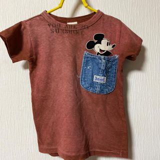 デニムダンガリー(DENIM DUNGAREE)のDENIMDUNGAREE×mickey/ビンテージミッキーポケットTシャツ(Tシャツ/カットソー)