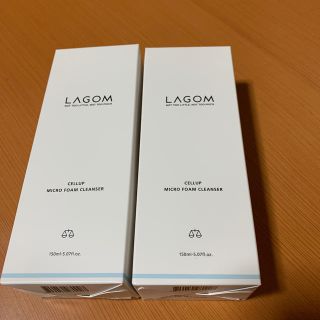 ラーゴム(LAGOM)のLAGOM  マイクロフォームクレンザー　夜洗顔　2本セット(洗顔料)