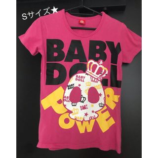 ベビードール(BABYDOLL)のお値下げ中‼︎★BABY DOLL★スカル ピンクTシャツ❤︎(Tシャツ(半袖/袖なし))