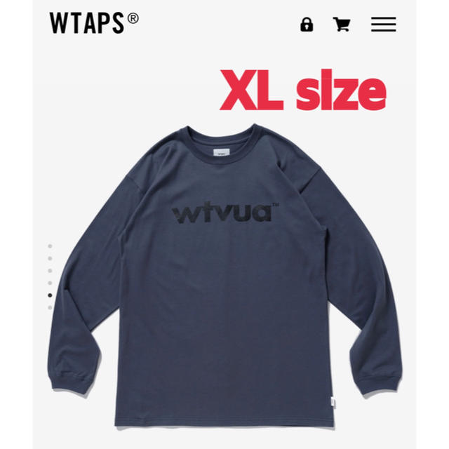 W)taps(ダブルタップス)のWTAPS WTVUA LS TEE  CHARCOAL XLサイズ メンズのトップス(Tシャツ/カットソー(七分/長袖))の商品写真