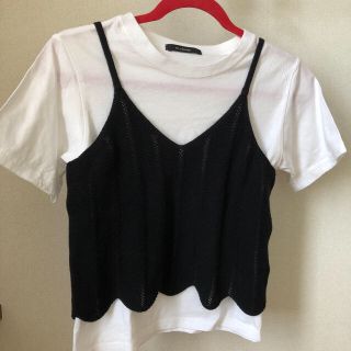 ダブルクローゼット(w closet)のw closet  Tシャツ ビスチェ セット(Tシャツ(半袖/袖なし))