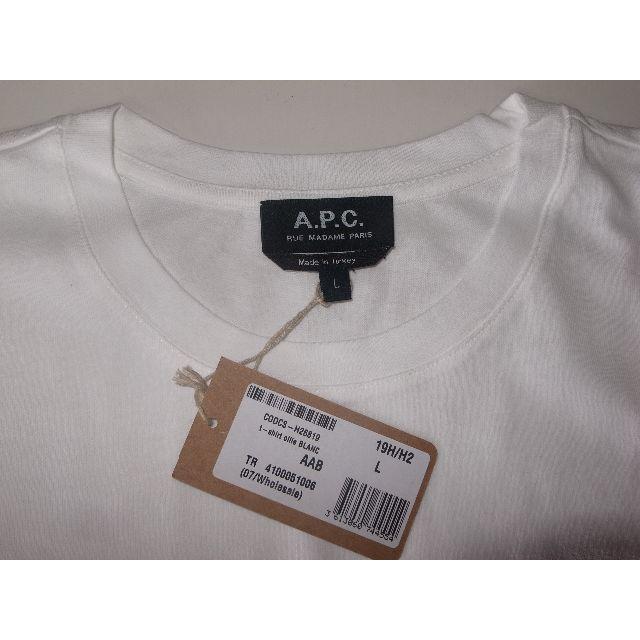 APC ■ ollie Tシャツ white sizeL 1