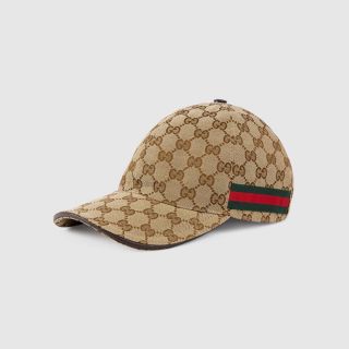 グッチ(Gucci)のGUCCI  グッチ 帽子 オリジナルGGキャンバス ベースボール キャップ(キャップ)