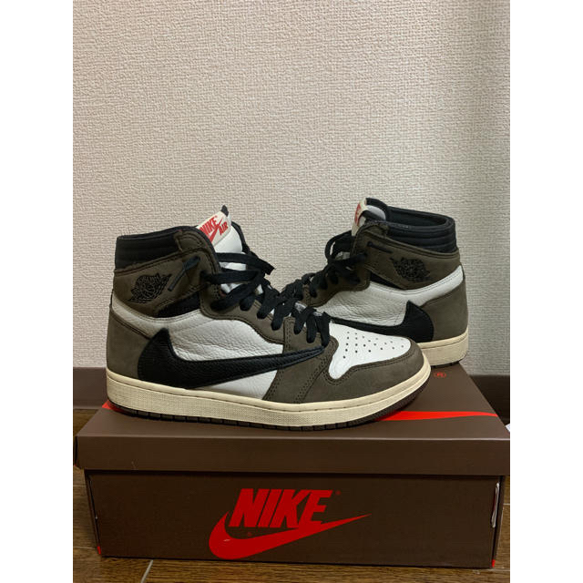レビュー高評価の商品! AIR NIKE - NIKE JORDAN1 早勝ち Scott Travis スニーカー レビュー高評価の商品! AIR NIKE - NIKE JORDAN1 早勝ち Scott Travis スニーカー