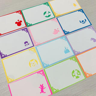 ディズニー メッセージカード 手作り 四角 無料の折り紙画像