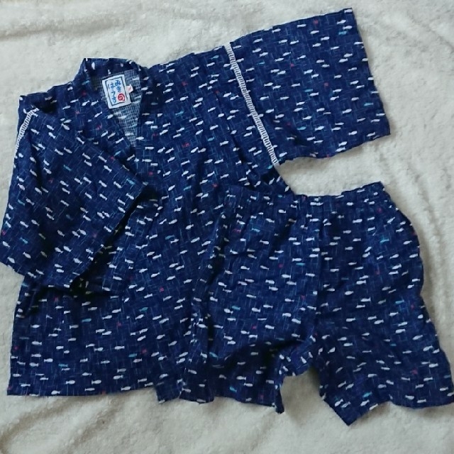 mikihouse(ミキハウス)のキッズ 甚平 男の子 110㎝ キッズ/ベビー/マタニティのキッズ服男の子用(90cm~)(甚平/浴衣)の商品写真