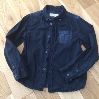 ザラキッズ(ZARA KIDS)のZARA BOYS☆チェック切替シャツ(ブラウス)