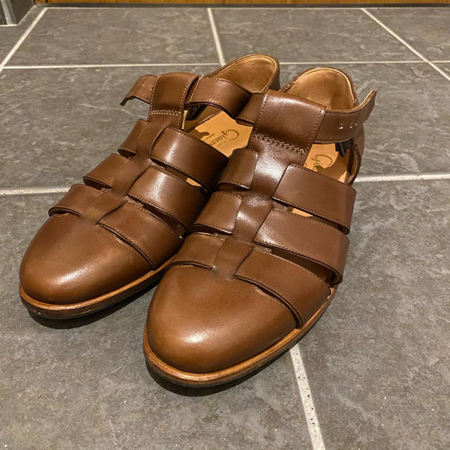 タトラス】 フラテッリ ジャコメッティ グルカ サンダル ブラウン41 美