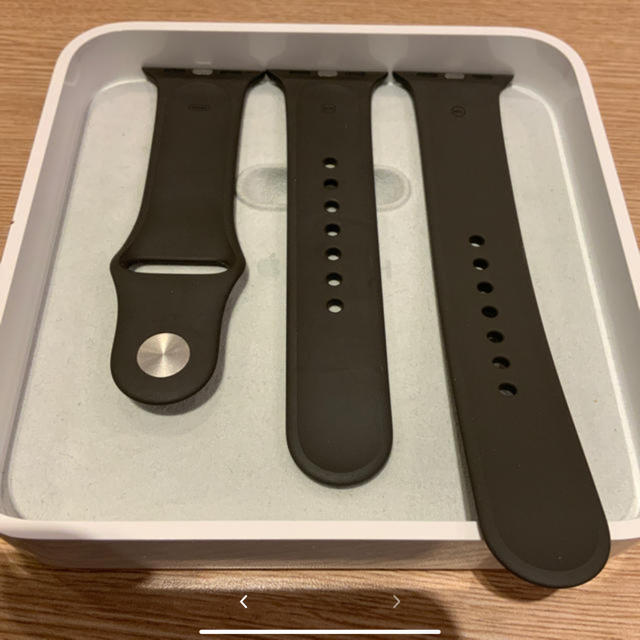 Apple Watch(アップルウォッチ)の(純正品) Apple Watch バンド 38mm ダークオリーブ メンズの時計(ラバーベルト)の商品写真