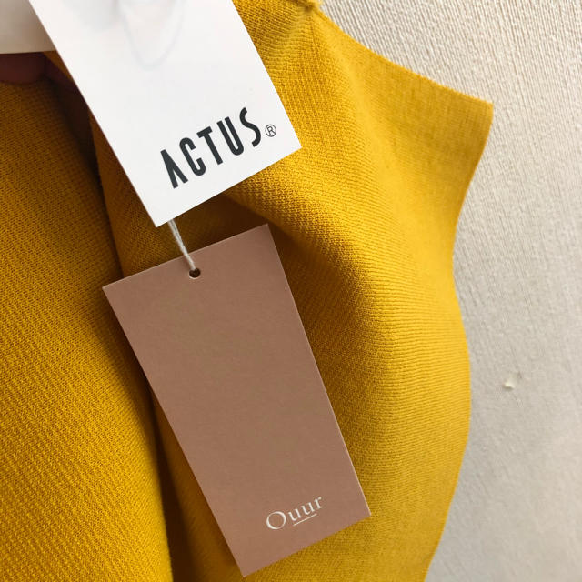 ACTUS(アクタス)の新品 OUUR アウアー　半袖　ニット　kinfolk ACTUS    レディースのトップス(ニット/セーター)の商品写真