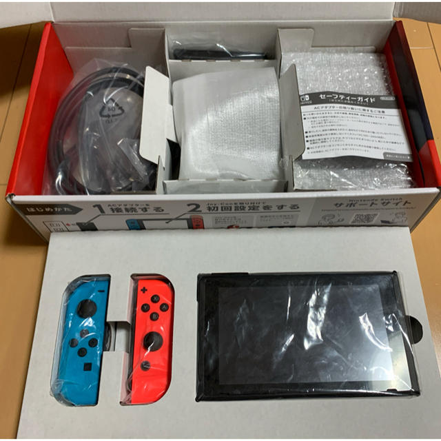 【新型】 Nintendo Switch ネオンブルーレッド 1
