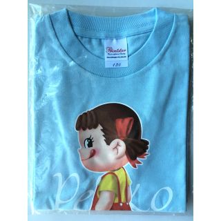 フジヤ(不二家)の【不二家pekoちゃんグッズ】ペコちゃん Tシャツ130サイズ（未使用未開封F）(キャラクターグッズ)