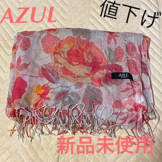 アズールバイマウジー(AZUL by moussy)の週末セール❣️ AZUL ストール マフラー　花柄　SALE(ストール/パシュミナ)