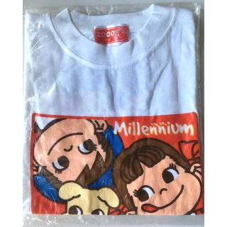 フジヤ(不二家)の【不二家pekoちゃんグッズ】ペコちゃん Tシャツキッズサイズ（未使用未開封H）(キャラクターグッズ)