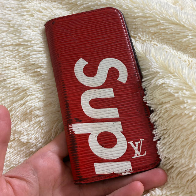 LOUIS VUITTON(ルイヴィトン)のSupreme   vuitton  iPhone7   ヴィトン スマホ/家電/カメラのスマホアクセサリー(iPhoneケース)の商品写真