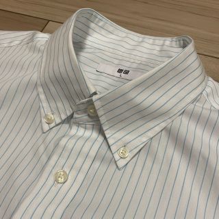 ユニクロ(UNIQLO)のユニクロ　半袖シャツ　メンズ　L(シャツ)