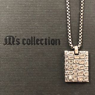 エムズコレクション(M's collection)のM'scollection クロコダイルネックレス+リングBOX付き(ネックレス)