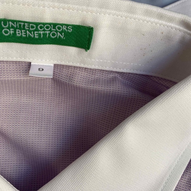 BENETTON(ベネトン)の新品　ベネトン　制服　半袖ブラウス　 レディースのトップス(シャツ/ブラウス(半袖/袖なし))の商品写真