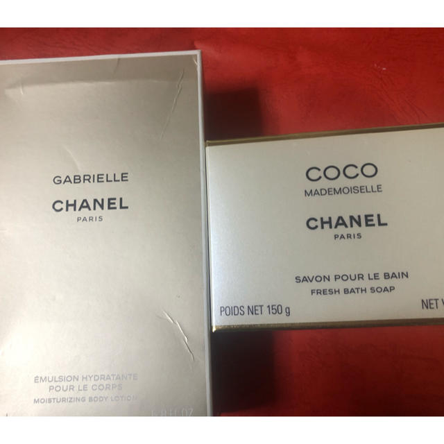 CHANEL ボディローション·マドモアゼルサヴォンのセット