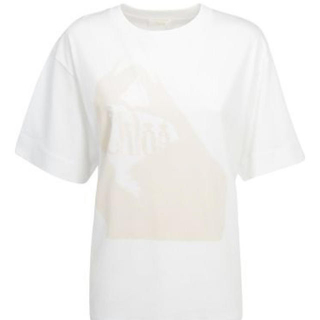 クロエ(Chloe)のクロエ♡ロゴTシャツ　ホワイト　新品　XS(Tシャツ/カットソー(半袖/袖なし))